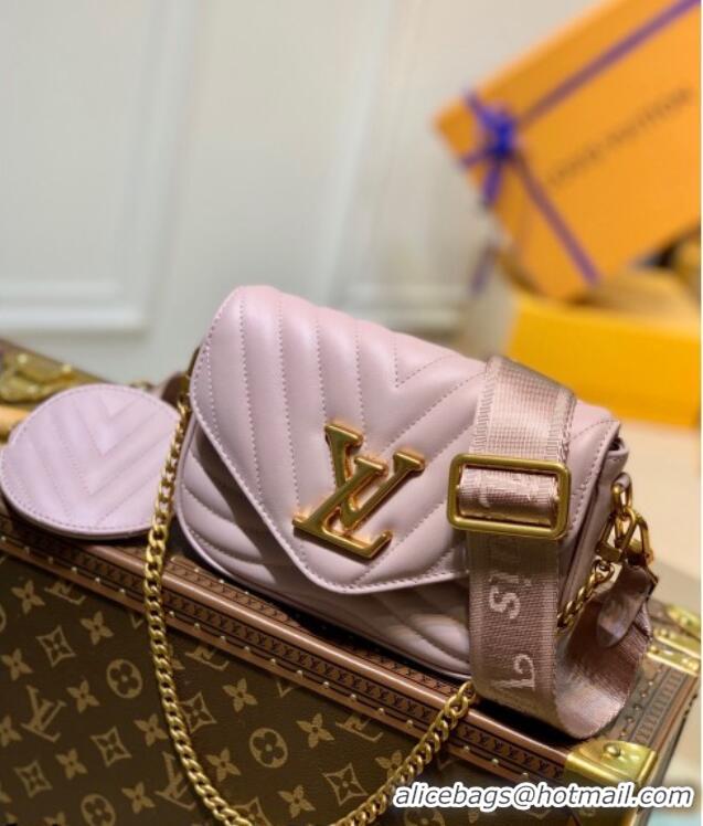 Grade Quality Louis Vuitton Multi Pochette New Wave Mini Bag M57864 Pale Pink 2025