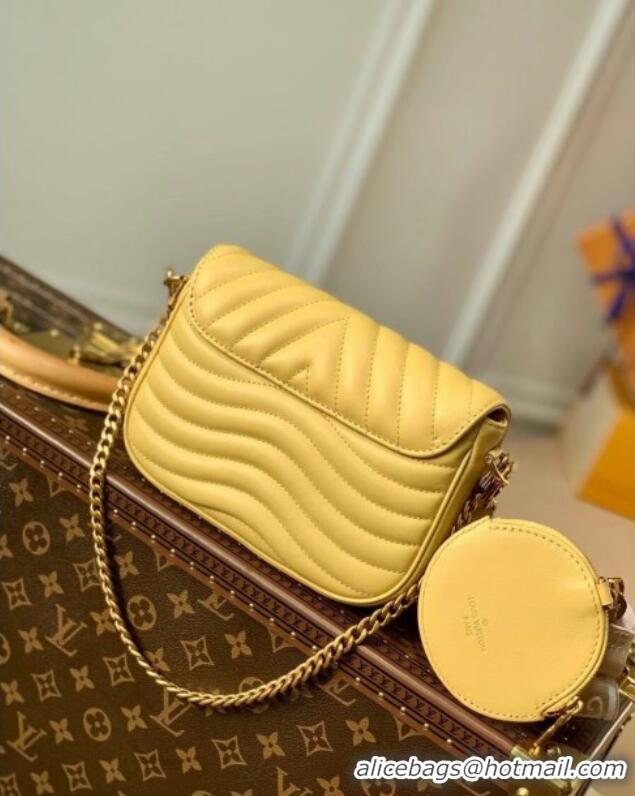 Good Quality Louis Vuitton Multi Pochette New Wave Mini Bag M57942 Light Yellow 2025