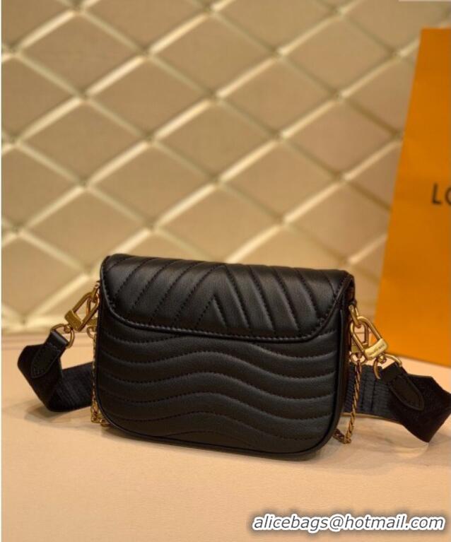 High Quality Louis Vuitton Multi Pochette New Wave Mini Bag Black M56461 2025