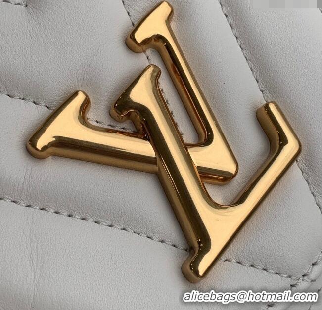 Well Crafted Louis Vuitton LV New Wave Chain Bag in Smooth Leather M58549 Ivory White 2025