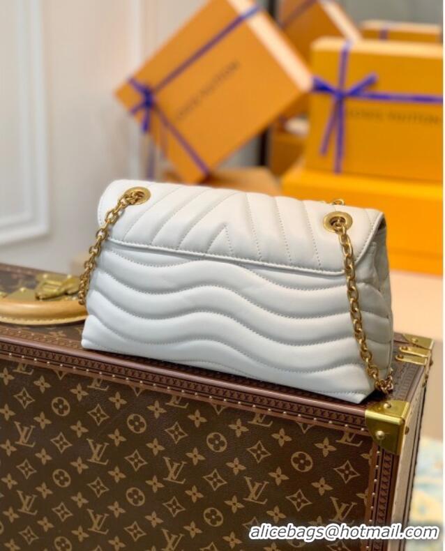 Well Crafted Louis Vuitton LV New Wave Chain Bag in Smooth Leather M58549 Ivory White 2025