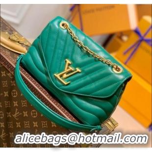 Good Taste Louis Vuitton LV New Wave Chain Bag in Smooth Leather M58554 Green 2025