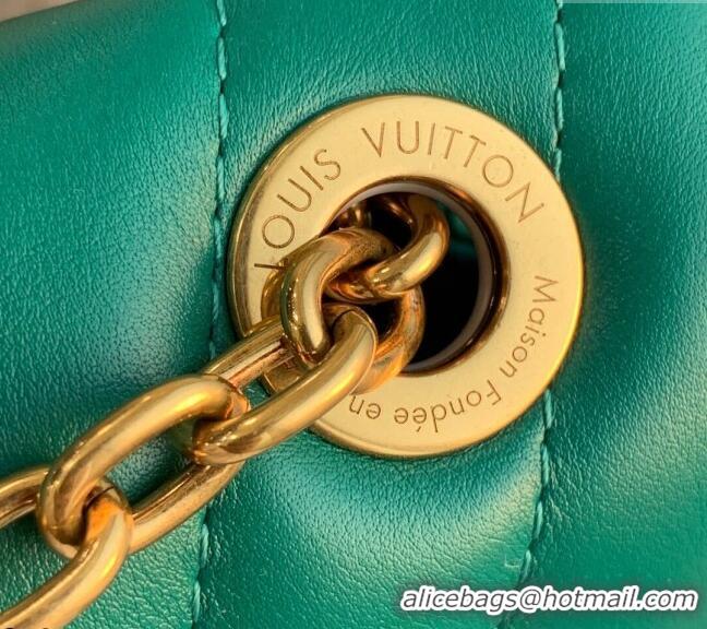 Good Taste Louis Vuitton LV New Wave Chain Bag in Smooth Leather M58554 Green 2025