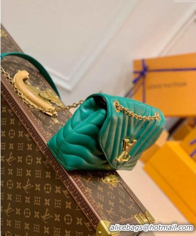 Good Taste Louis Vuitton LV New Wave Chain Bag in Smooth Leather M58554 Green 2025