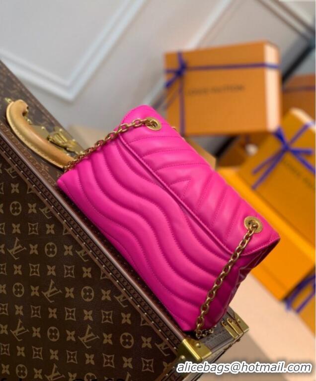 Well Crafted Louis Vuitton LV New Wave Chain Bag in Smooth Leather M58553 Agathe Pink 2025