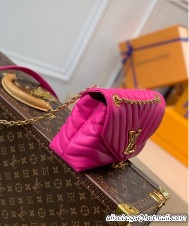 Well Crafted Louis Vuitton LV New Wave Chain Bag in Smooth Leather M58553 Agathe Pink 2025