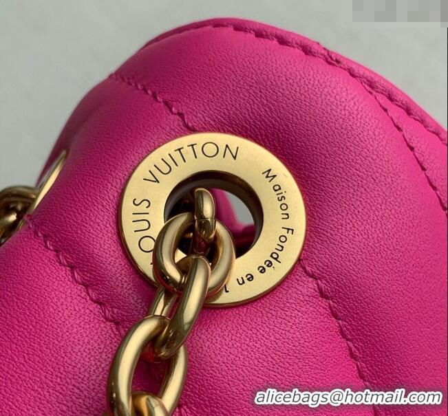 Well Crafted Louis Vuitton LV New Wave Chain Bag in Smooth Leather M58553 Agathe Pink 2025