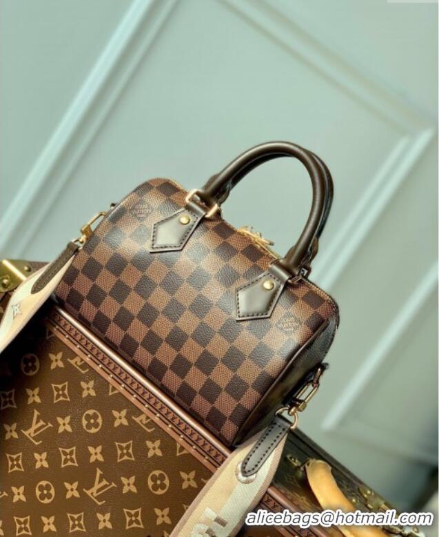 Most Popular Louis Vuitton Speedy Bandouliere 20 Bag Damier Ebene Canvas N40489 2025