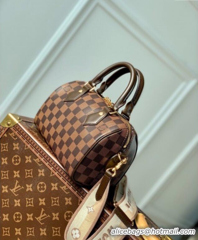 Most Popular Louis Vuitton Speedy Bandouliere 20 Bag Damier Ebene Canvas N40489 2025