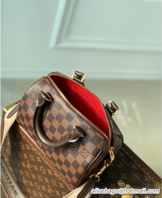 Most Popular Louis Vuitton Speedy Bandouliere 20 Bag Damier Ebene Canvas N40489 2025