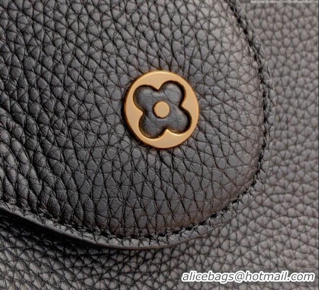 Good Taste Louis Vuitton Capucines BB Bag in Black Taurillon Leather with Maxi Studs M11964 Black 2025