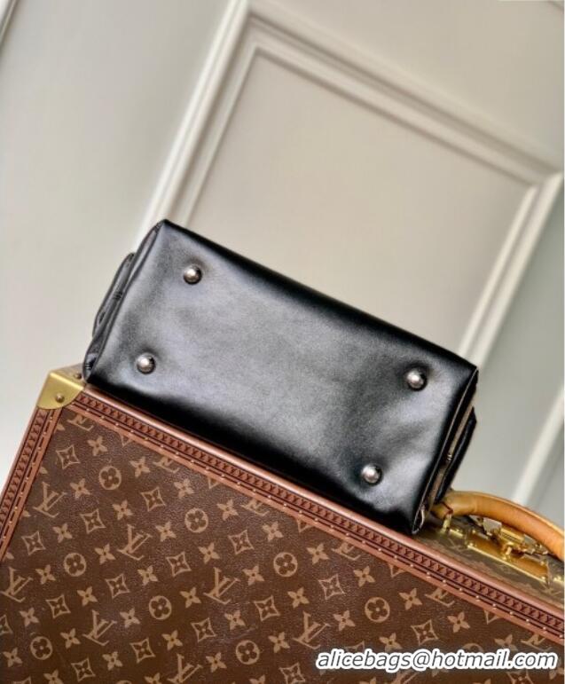 Super Quality Louis Vuitton LV x TM CarryAll Vibe PM Bag in Black Lambskin M13105 2025