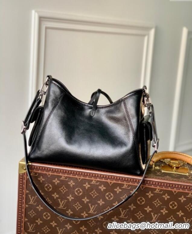 Super Quality Louis Vuitton LV x TM CarryAll Vibe PM Bag in Black Lambskin M13105 2025