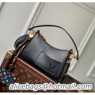 Promotional Louis Vuitton LV x TM Marellini Hobo Bag in Epi Grained Leather M13099 Black 2025