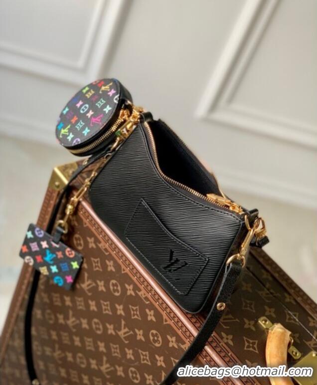 Promotional Louis Vuitton LV x TM Marellini Hobo Bag in Epi Grained Leather M13099 Black 2025