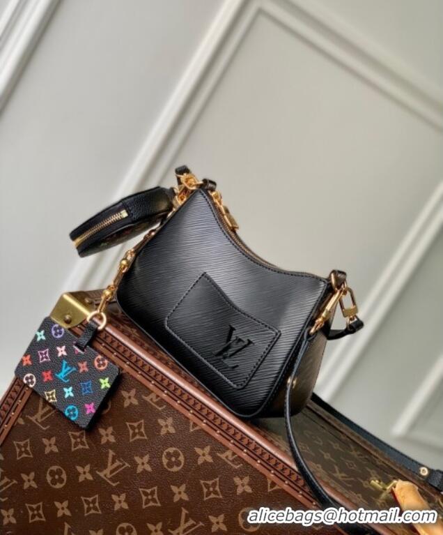 Promotional Louis Vuitton LV x TM Marellini Hobo Bag in Epi Grained Leather M13099 Black 2025