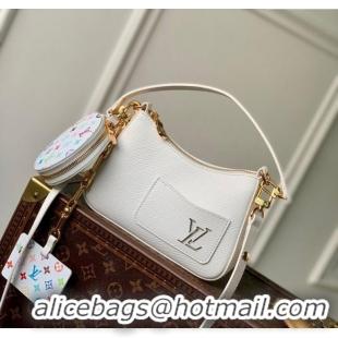 Elegant Discount Louis Vuitton LV x TM Marellini Hobo Bag in Epi Grained Leather M13100 White 2025