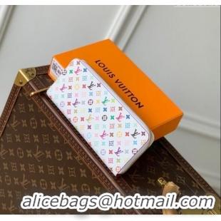 Top Quality Louis Vuitton LV x TM Clemence Wallet in Monogram Canvas M13408 Multicolored/White 2025