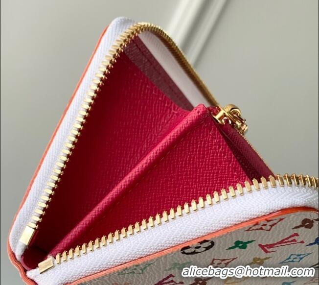 Top Quality Louis Vuitton LV x TM Clemence Wallet in Monogram Canvas M13408 Multicolored/White 2025