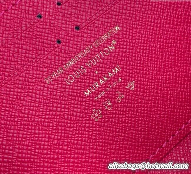 Top Quality Louis Vuitton LV x TM Clemence Wallet in Monogram Canvas M13408 Multicolored/White 2025