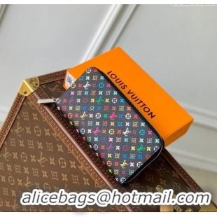 Grade Quality Louis Vuitton LV x TM Zippy Wallet in Monogram Canvas M13992 Multicolored/Black 2025