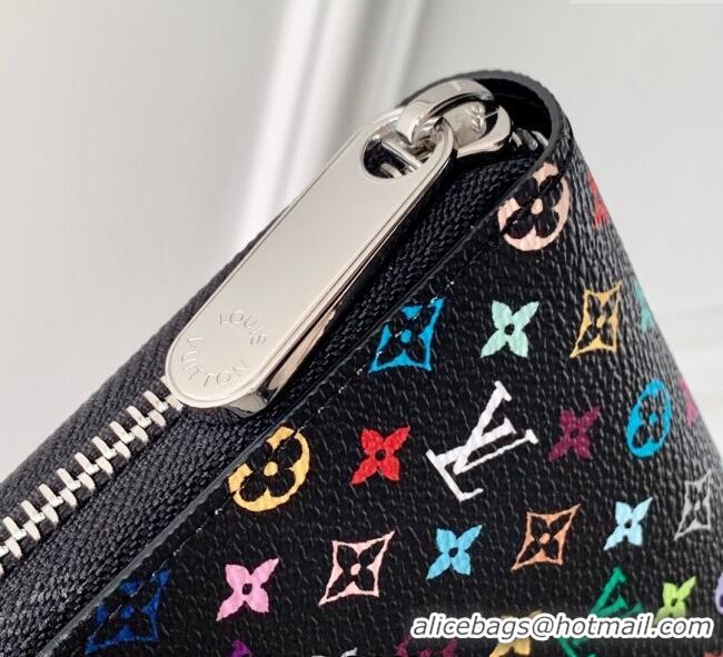 Grade Quality Louis Vuitton LV x TM Zippy Wallet in Monogram Canvas M13992 Multicolored/Black 2025