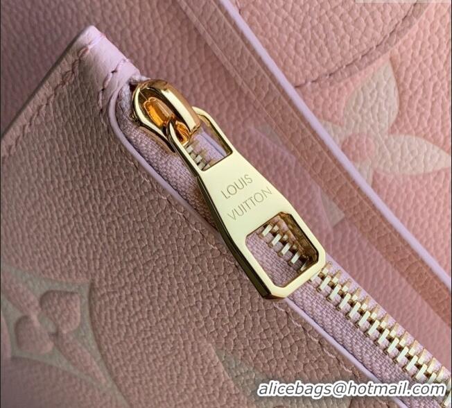 Fashion Discount Louis Vuitton Neverfull MM Tote Bag in Embossed Grained Leather M14210 Rose Pink 2025