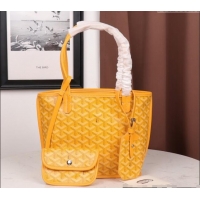 Inexpensive Goyard New Design Anjou Reversible Bag Mini 2398 Yellow