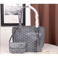 Spot Bulk Goyard New Design Anjou Reversible Bag Mini 2398 Dark Grey