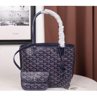 Low Cost Goyard New Design Anjou Reversible Bag Mini 2398 Navy Blue