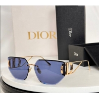 New Style Dior 30 Montaigne B3U Sqaure Sunglasses D5116 Blue 2024