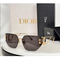 Discount Dior 30 Montaigne B3U Sqaure Sunglasses D5116 Grey/Gold 2024