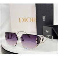 Grade Quality Dior 30 Montaigne B3U Sqaure Sunglasses D5116 Purple/Silver 2024