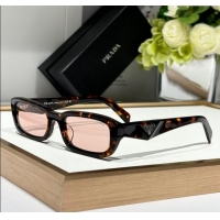 Luxury Classic Prada Sunglasses PRB06S Brown/Pink 2024