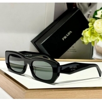 Top Quality Prada Sunglasses PRB05S Black/Grey 2024