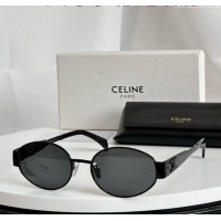 New Release Creation Celine Triomphe Sunglasses CL40235U 04 All Black 2025