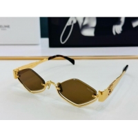 Hot Style Celine Triomphe Sunglasses CL42117U 12 Brown/Gold 2025