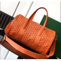 Hot Style Goyard Barrel 40 Sports Bag GY020248 Orange 2025