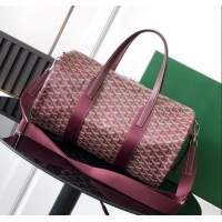 Best Price Goyard Barrel 40 Sports Bag GY020248 Burgundy 2025