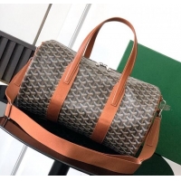 Buy New Cheap Goyard Barrel 40 Sports Bag GY020248 Brown 2025