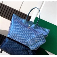 Best Quality Goyard Glittering Saint Louis Tote Bag PM 020146 Pearly Blue 2025