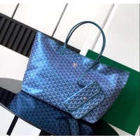 Super Quality Goyard Glittering Saint Louis Tote Bag GM 020146 Pearly Blue 2025