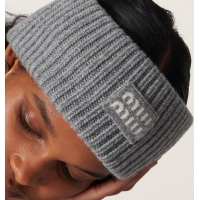 Inexpensive Miu Miu Cashmere Headband M8745 Grey