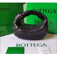 Buy Promotional Bottega Veneta Mini Jodie Hobo Bag in Intrecciato Lambskin 651876 Fondant Brown 2025