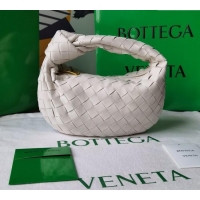 Grade Price Bottega Veneta Mini Jodie Hobo Bag in Intrecciato Lambskin 651876 White 2025