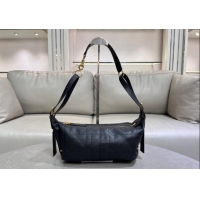 Inexpensive Dior Small D-Journey Hobo Bag in Vintage Smooth Calfskin 2416 Black 2025