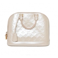 Big Discount Louis Vuitton Monogram Vernis Alma MM M90025 Cream