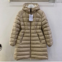 ​Well Crafted Moncler Amintore Long Down Jacket M9044 Beige 2024