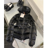 Reasonable Price Moncler Barante Shiny Down Jacket M6019 Black 2025