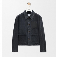 Buy Classic Loewe Workwear Jacket In Denim LE7423 Black